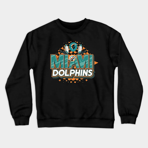 Miami Dolphins Crewneck Sweatshirt by Pixy Official